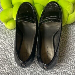 Bandolino Black Heels with Classic Slip-On Design and Rounded Toe